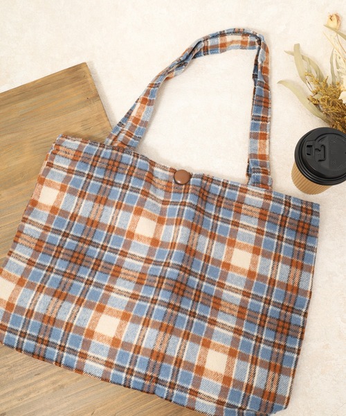 FUNALIVE（ファンアライブ） トートバッグ タータンチェック柄 トート
