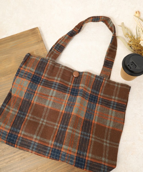 FUNALIVE（ファンアライブ） トートバッグ タータンチェック柄 トート