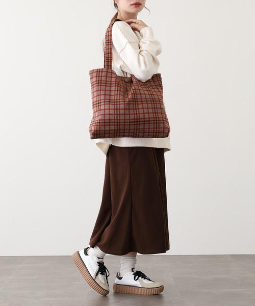 FUNALIVE（ファンアライブ） トートバッグ タータンチェック柄 トート