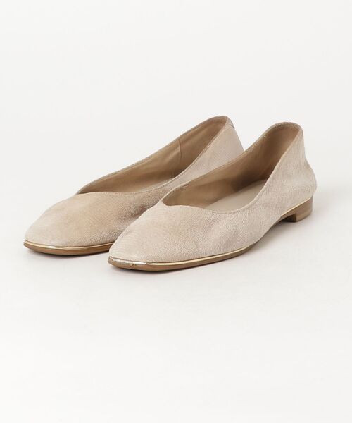 【新品】 ODETTE E ODILE フラット パンプス ベージュ 23 ODETTE E ODILE（オデット エ オディール） フラットパンプス 23cm