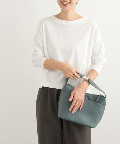 [URBAN RESEARCH DOORS] 7 минут рукав cut and sewn MEDIUM "теплый" белый женский 