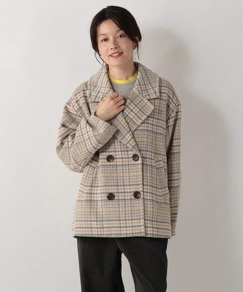 Afternoon Tea（アフタヌーンティー） コート アウター チェック