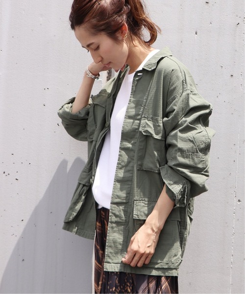 FRAMeWORKシングルジャケットコート ベージュ FRAMeWORK（フレームワーク）の「シングルジャケットコート◇（その他