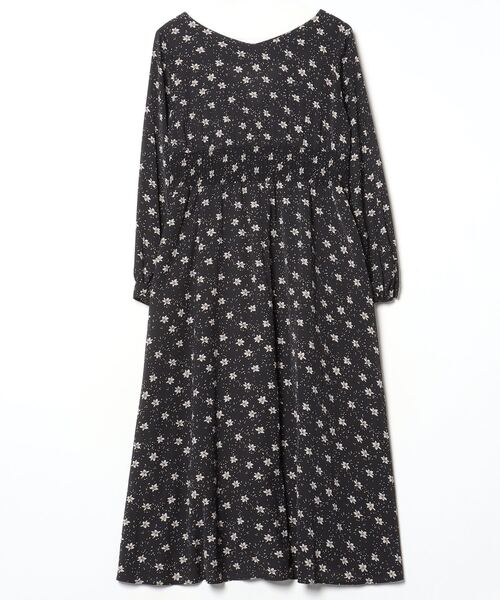 「natural couture」 長袖ワンピース FREE ブラック レディース_画像2