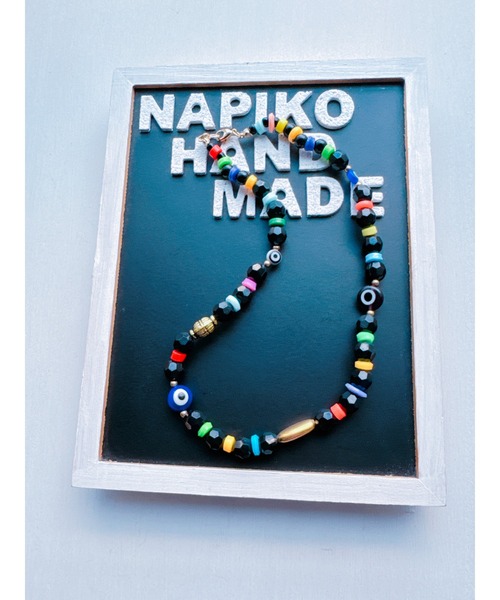 TONE（トネ） ネックレス 「NAPIKO」個性的＆#9825;カラフルビーズ