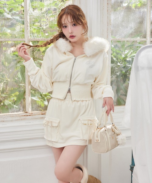 one after another NICE CLAUP パーカー セットアップ対応可/ファー