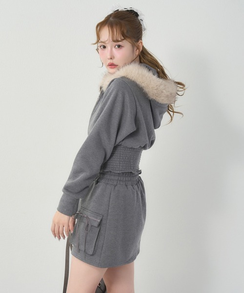 one after another NICE CLAUP パーカー セットアップ対応可/ファー