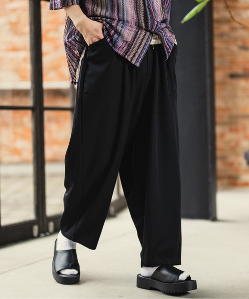 「Casper John」 パンツ MEDIUM ブラック メンズ_画像2