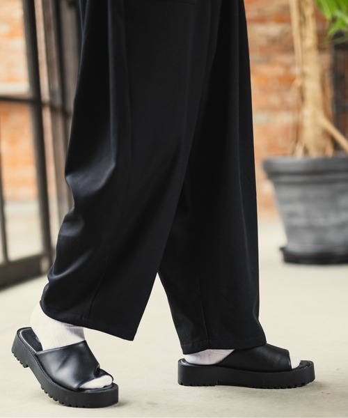 「Casper John」 パンツ MEDIUM ブラック メンズ_画像3