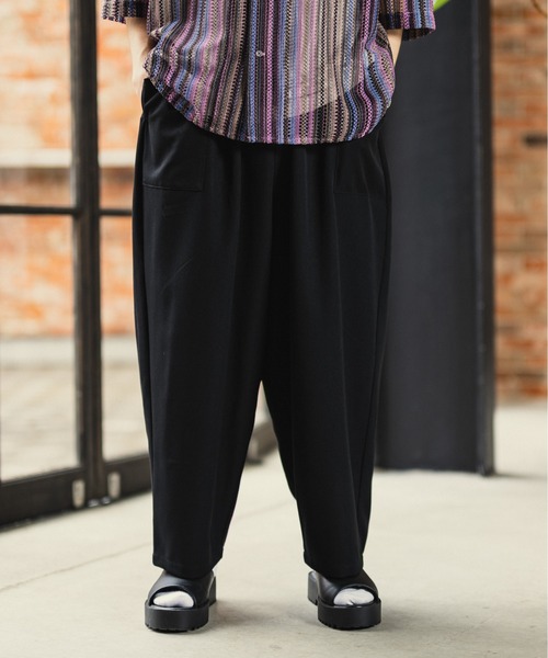 「Casper John」 パンツ MEDIUM ブラック メンズ_画像4