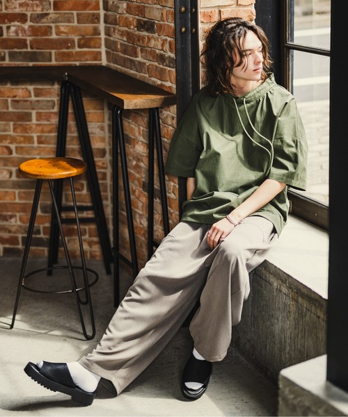 「Casper John」 パンツ MEDIUM ブラック メンズ_画像8