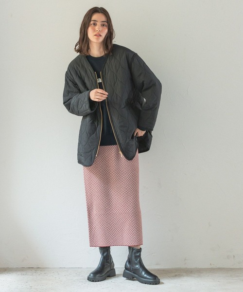 「LEPSIM」 ジャケット MEDIUM カーキ レディース_画像6