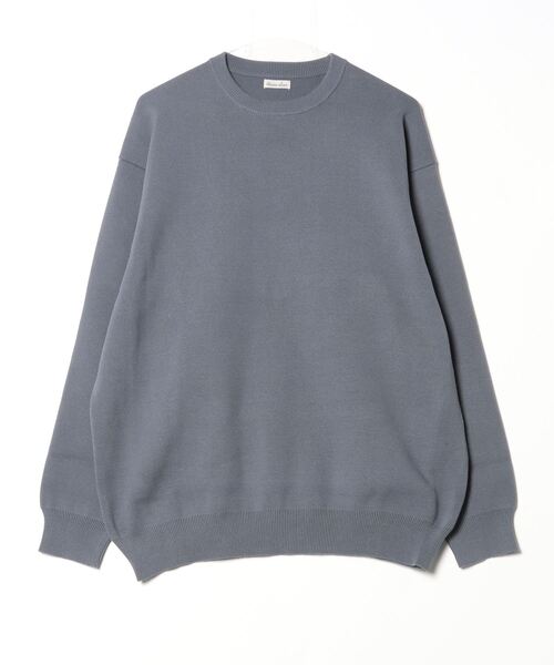 Steven Alan＞ W/NY スムース ラグランスリーブ クルーネック ニット 