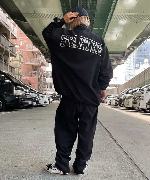 「STARTER BLACK LABEL」 ジャケット L ブラック メンズ_画像8