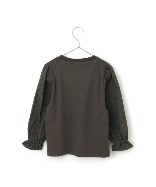 「MAKE YOUR DAY」 「KIDS」長袖カットソー 150 アイボリー キッズ_画像2