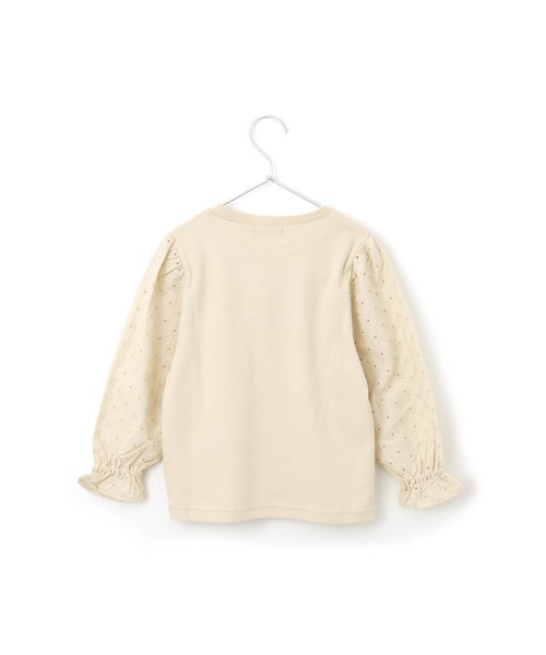 「MAKE YOUR DAY」 「KIDS」長袖カットソー 150 アイボリー キッズ_画像3