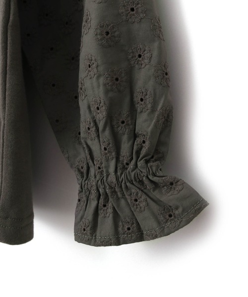 「MAKE YOUR DAY」 「KIDS」長袖カットソー 150 アイボリー キッズ_画像7