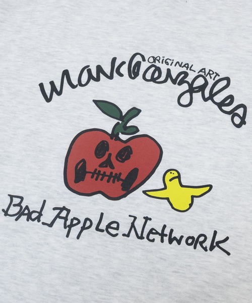 「Mark Gonzales」 スウェットカットソー LARGE ホワイト メンズ_画像2