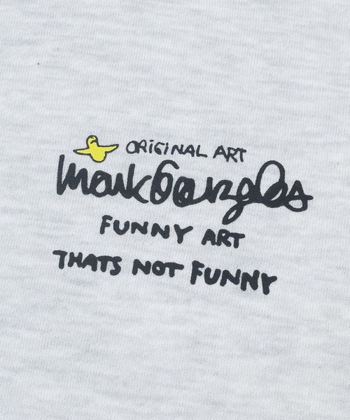 「Mark Gonzales」 スウェットカットソー LARGE ホワイト メンズ_画像3