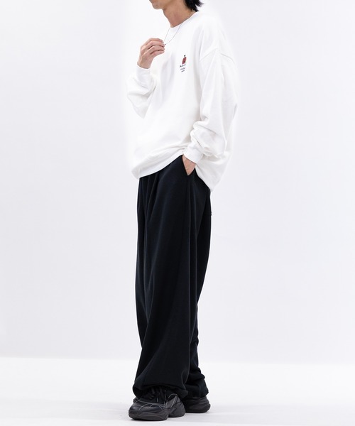 「Mark Gonzales」 スウェットカットソー LARGE ホワイト メンズ_画像7