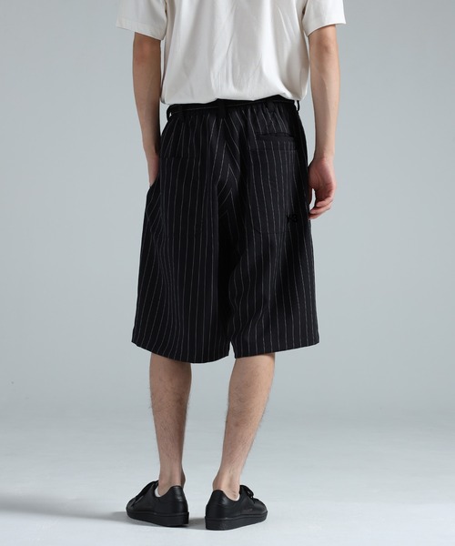 ハーフパンツ パンツ Y-3 PINSTRIPE SPORT UNIFORM SHORTS メンズの画像