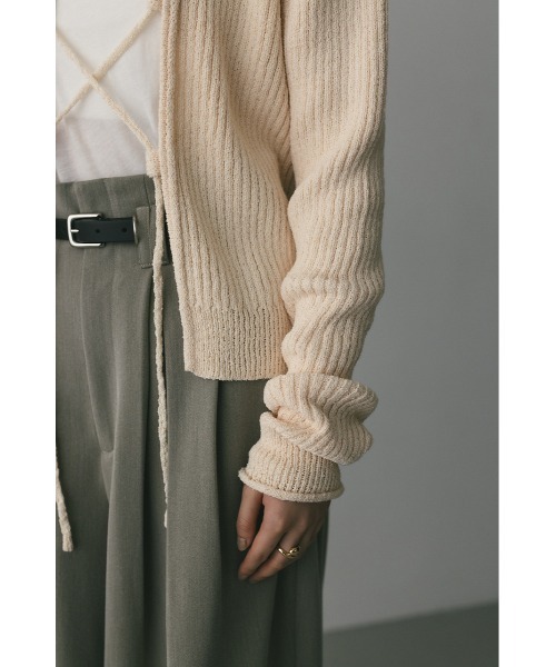完売品　stylemixer レースアップニット STYLEMIXER | レースアップリブニットトップ (ニット ) |SHEL'TTER