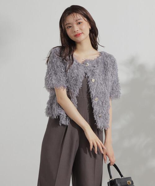 「PROPORTION BODY DRESSING」 半袖ブラウス FREE グレー レディース_画像3
