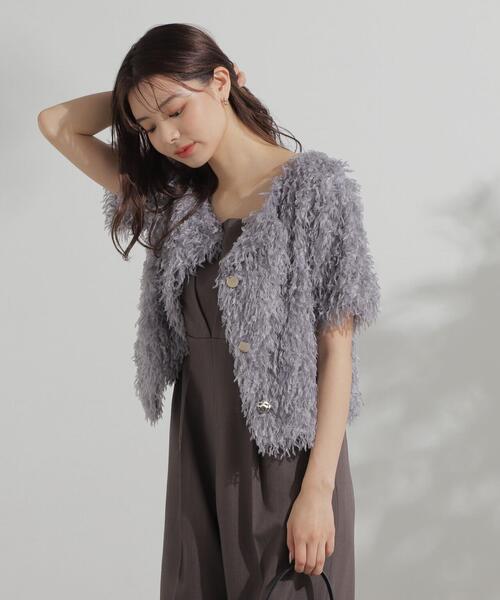 「PROPORTION BODY DRESSING」 半袖ブラウス FREE グレー レディース_画像4
