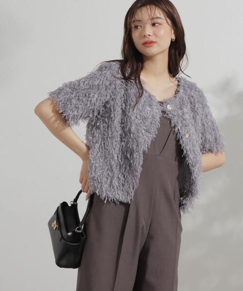 「PROPORTION BODY DRESSING」 半袖ブラウス FREE グレー レディース_画像5