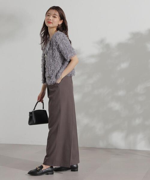 「PROPORTION BODY DRESSING」 半袖ブラウス FREE グレー レディース_画像6