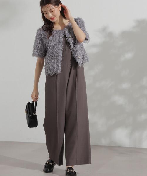 「PROPORTION BODY DRESSING」 半袖ブラウス FREE グレー レディース_画像7
