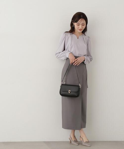 「PROPORTION BODY DRESSING」 長袖ブラウス MEDIUM ホワイト レディース_画像8