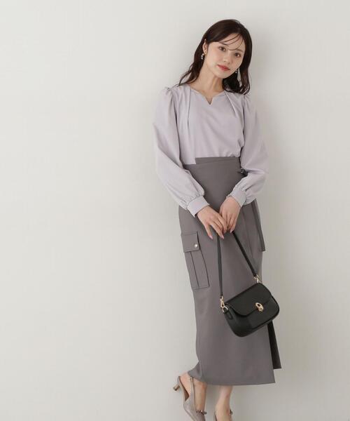 「PROPORTION BODY DRESSING」 長袖ブラウス MEDIUM ホワイト レディース_画像9