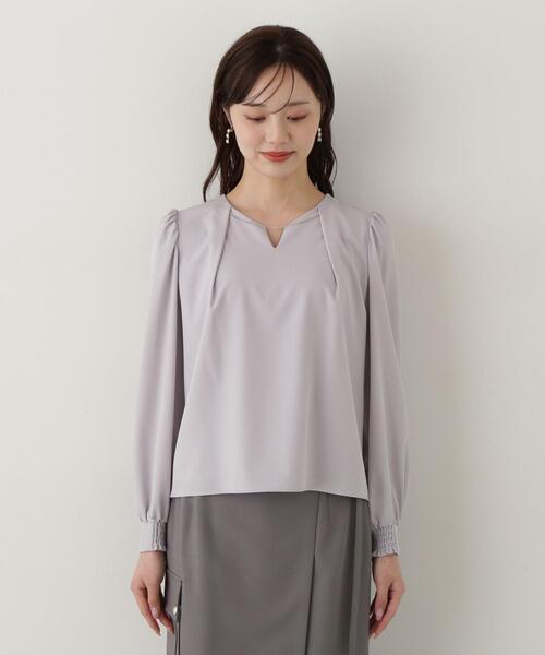 「PROPORTION BODY DRESSING」 長袖ブラウス MEDIUM ホワイト レディース_画像10