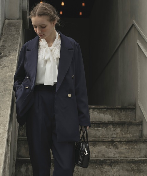 「BONLECILL noir」 長袖ブラウス FREE オフホワイト レディース_画像6