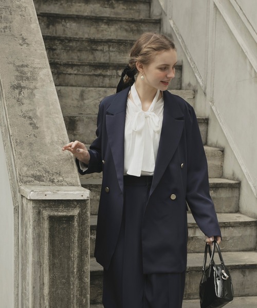 「BONLECILL noir」 長袖ブラウス FREE オフホワイト レディース_画像7