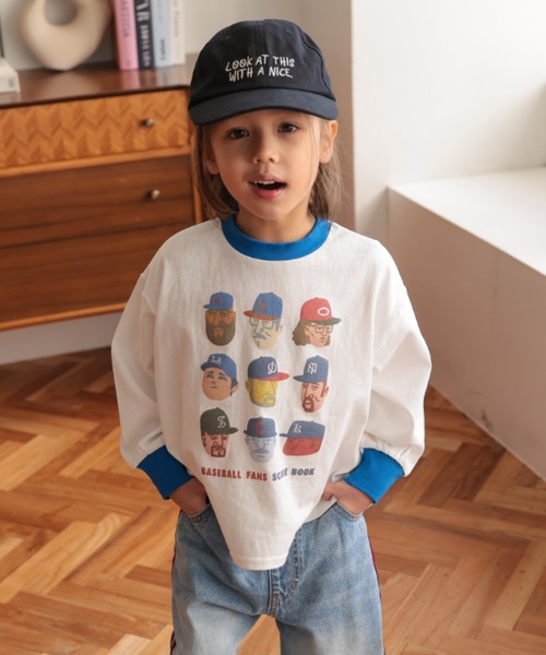 新品タグ付き 男の子 子供服まとめ売り45点 100〜130 長袖 総額9万以上 Ocean&Ground（オーシャンアンドグラウンド） tシャツ BASEBALL PLAYER