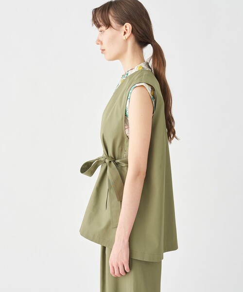 「TOMORROWLAND collection」 ベスト 36 グリーン レディース_画像7