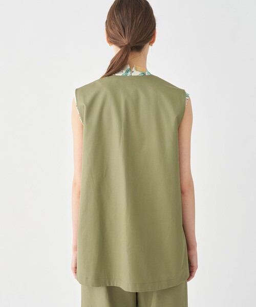 「TOMORROWLAND collection」 ベスト 36 グリーン レディース_画像8