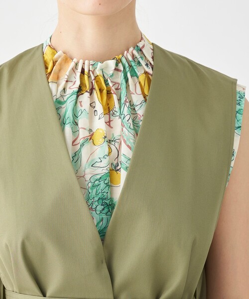 「TOMORROWLAND collection」 ベスト 36 グリーン レディース_画像10