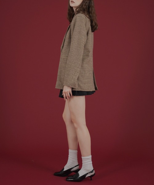 「Mili affinity」 テーラードジャケット FREE ベージュ レディース_画像3