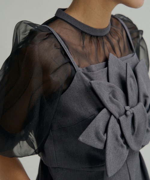 LE'RURE パンツドレス Flower bustier set combinaison : ZOZOTOWN