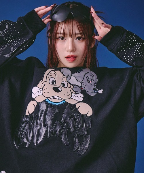 GALFY（ガルフィー） トレーナー スウェット A'GEM/9 × .kom 「GALFY
