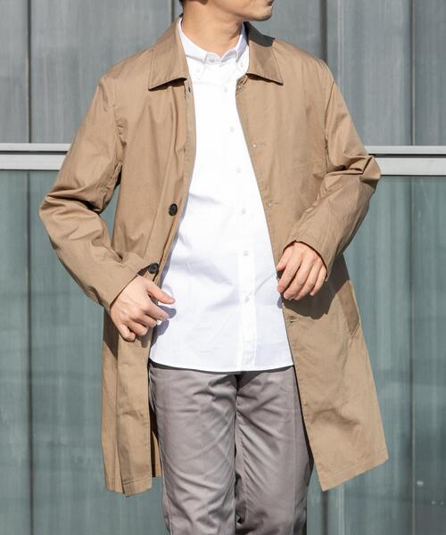 【新品タグ付き】URBAN RESEARCH タイプライターステンカラーコートM URBAN RESEARCH ROSSO MEN ステンカラーコート コート 「撥水」タイプ
