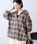 ブラウス シャツ 夏 「Aunely」洗練シア...の詳細画像3