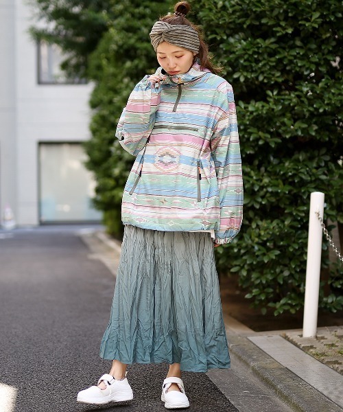 「チチカカ」 ブルゾン FREE グリーン レディース_画像7