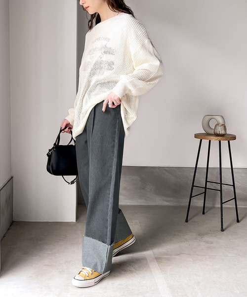 「ms+ ideal」 「classicalelf」デニムパンツ MEDIUM ブラック レディース_画像2