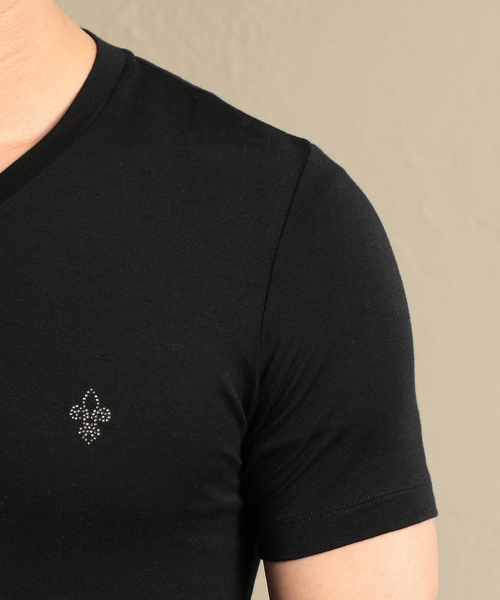 「EPOCA UOMO」 半袖Tシャツ 48 チャコールグレー メンズ_画像6