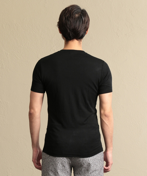 「EPOCA UOMO」 半袖Tシャツ 48 チャコールグレー メンズ_画像8
