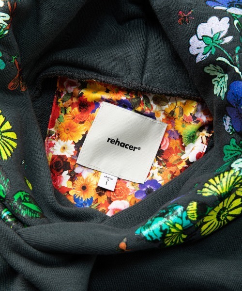 「rehacer」 プルオーバーパーカー SMALL ブラック メンズ_画像5